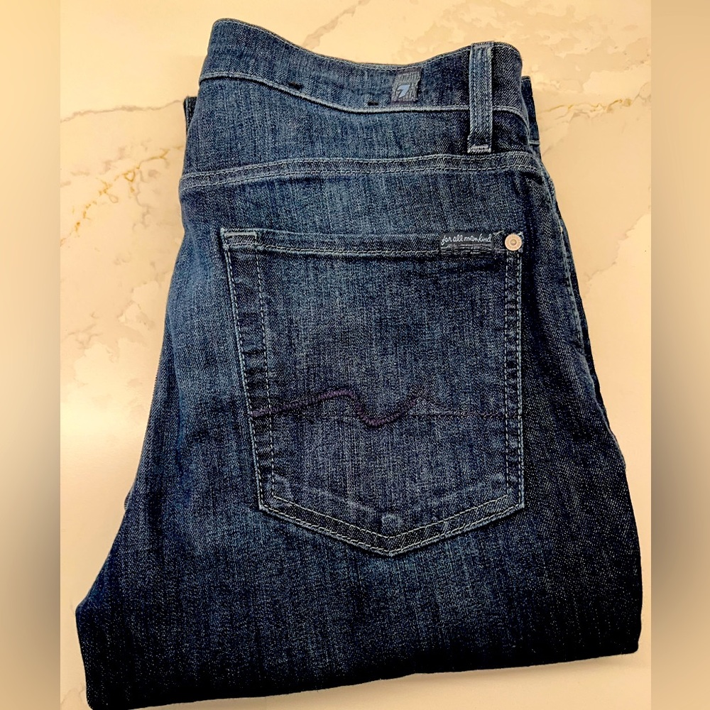 Men's 7 for all mankind standard 32 Dark Wash Denim
